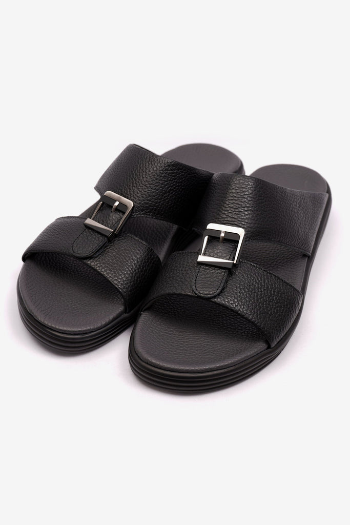 CLASSIC TRIM COMFORT PLUS MENS SANDALS FAR BLACK - Seventy7