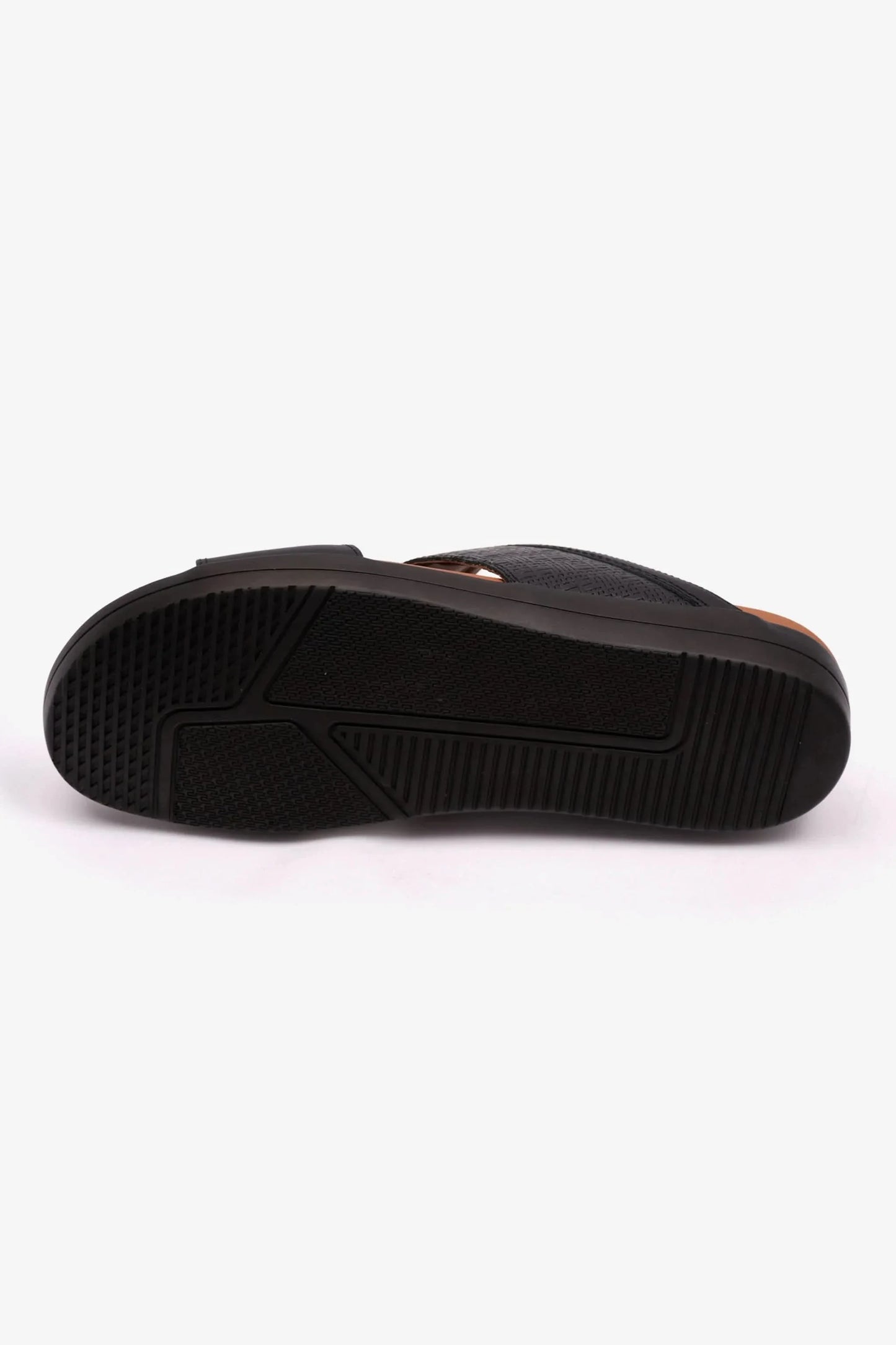 Comfort Plus Men's Bouncy Insole Sandals Black MSDCPFEN503