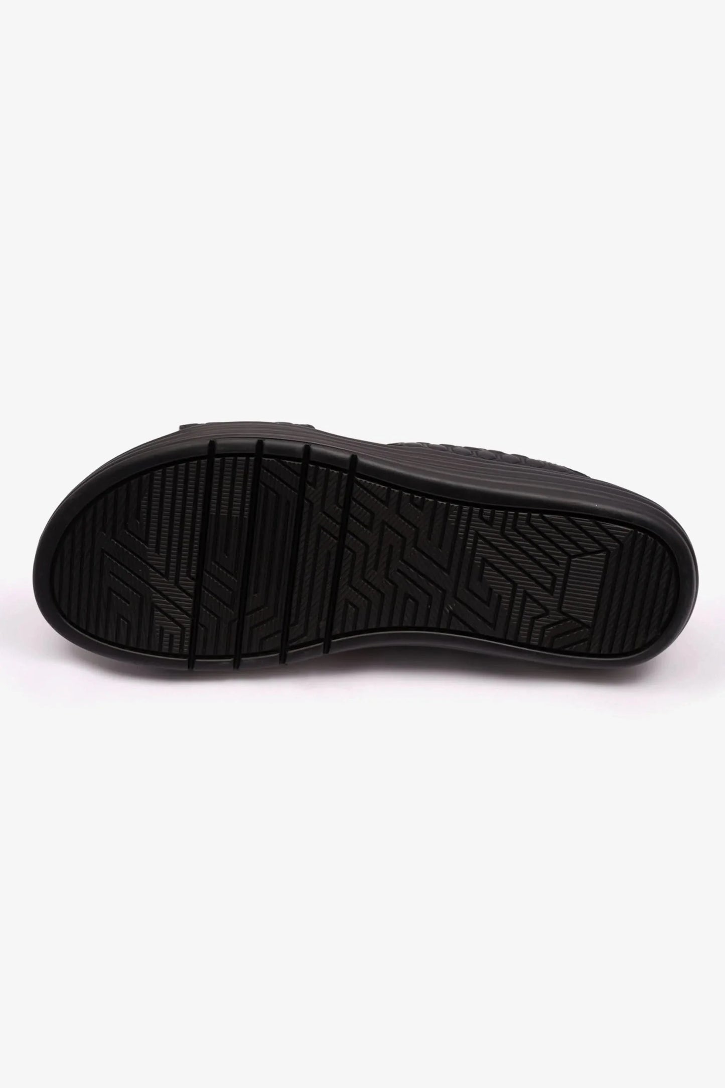 Comfort Plus Men's Stylish Arabic Trims Sandals Black FAR603