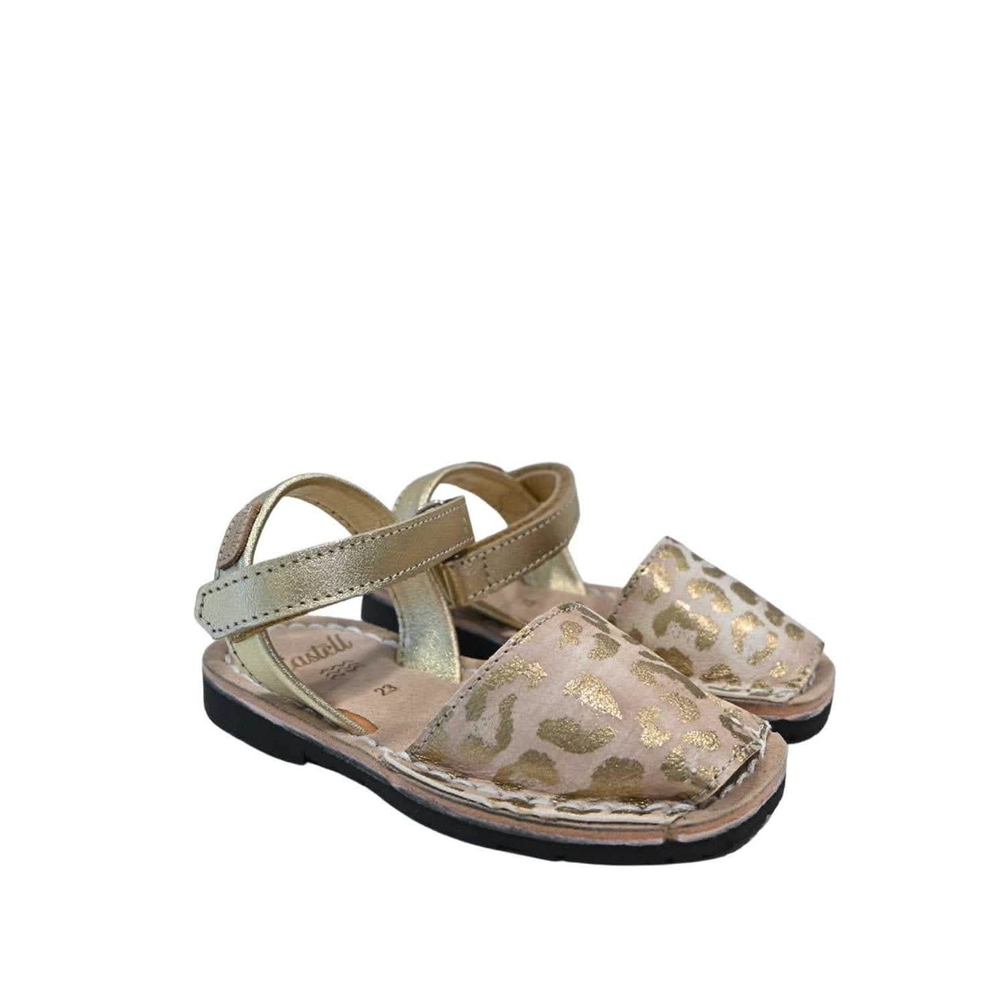 CASTELL IKER  LEOPARDINO KIDS SANDAL TAUPE