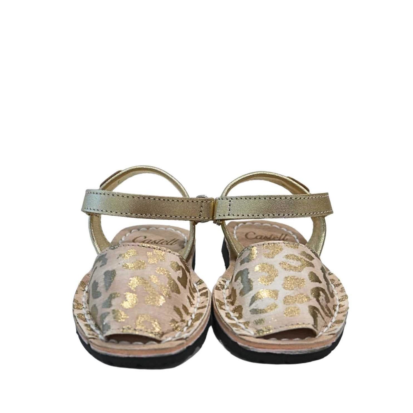 CASTELL IKER  LEOPARDINO KIDS SANDAL TAUPE