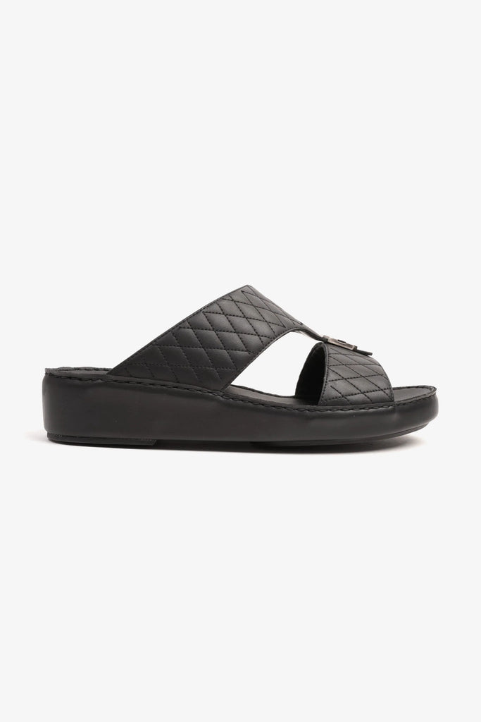 Cavalier Uomo Men's Arabic Sandals Black CV1105 - Sole Therapy