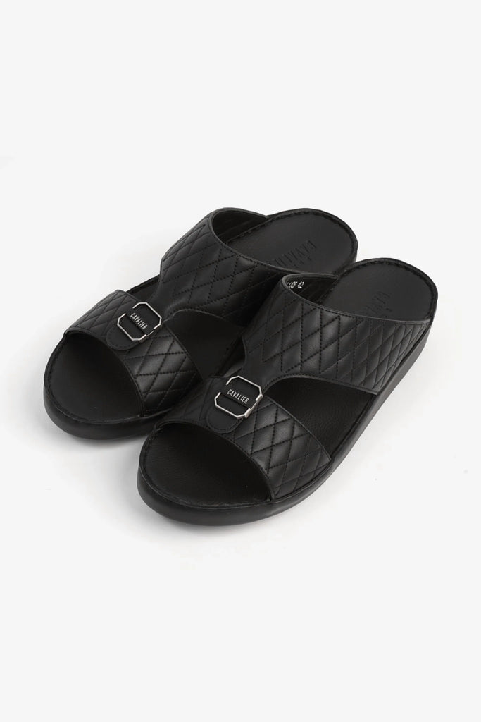 Cavalier Uomo Men's Arabic Sandals Black CV1105 - Sole Therapy