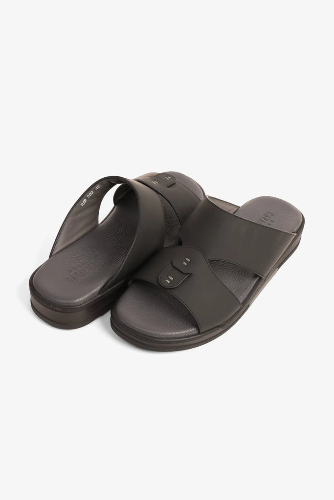 Cavalier Uomo Men's Arabic Sandals Black HAR 329 - Sole Therapy