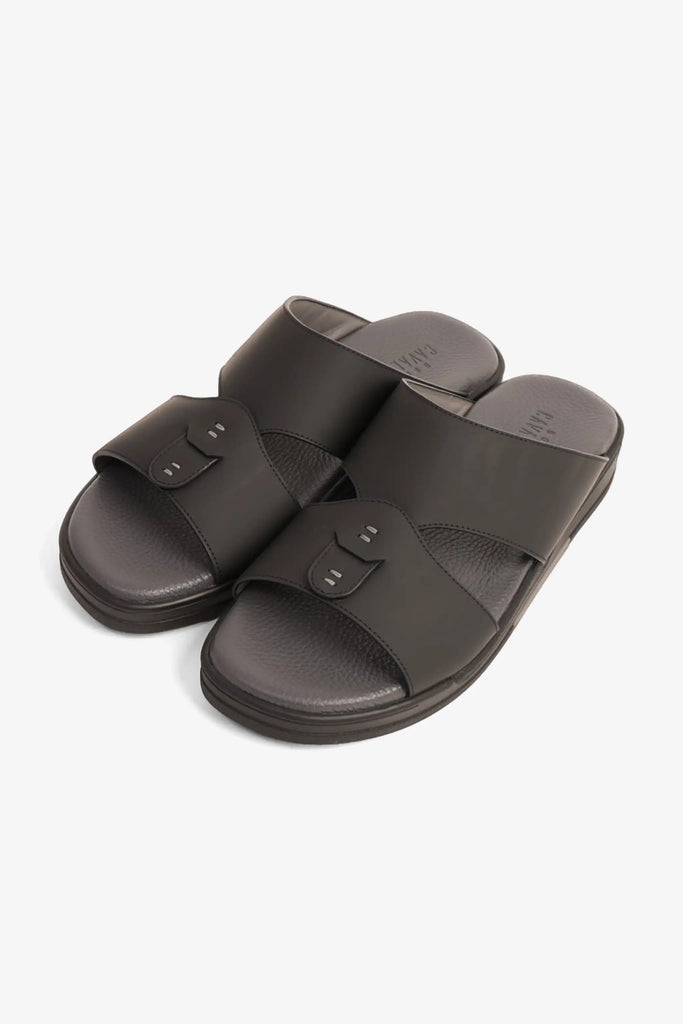Cavalier Uomo Men's Arabic Sandals Black HAR 329 - Sole Therapy