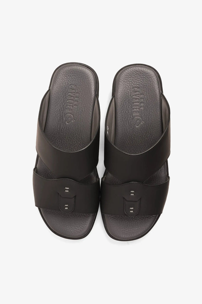 Cavalier Uomo Men's Arabic Sandals Black HAR 329 - Sole Therapy