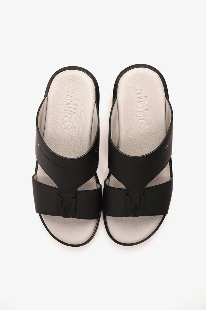Cavalier Uomo Men's Arabic Sandals Black MSDCVALP128 - Sole Therapy