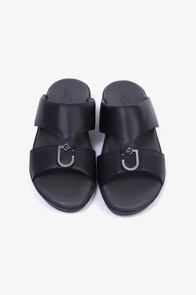Cavalier Uomo Men's Arabic Sandals Black MSDCVDLR201 - Sole Therapy