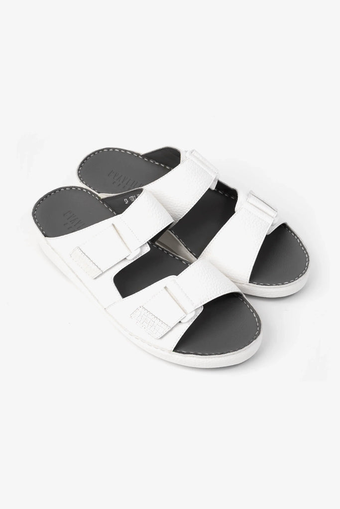 Cavalier Uomo Men's Arabic Sandals White MSDCV1107 - Sole Therapy