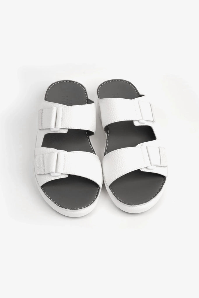 Cavalier Uomo Men's Arabic Sandals White MSDCV1107 - Sole Therapy