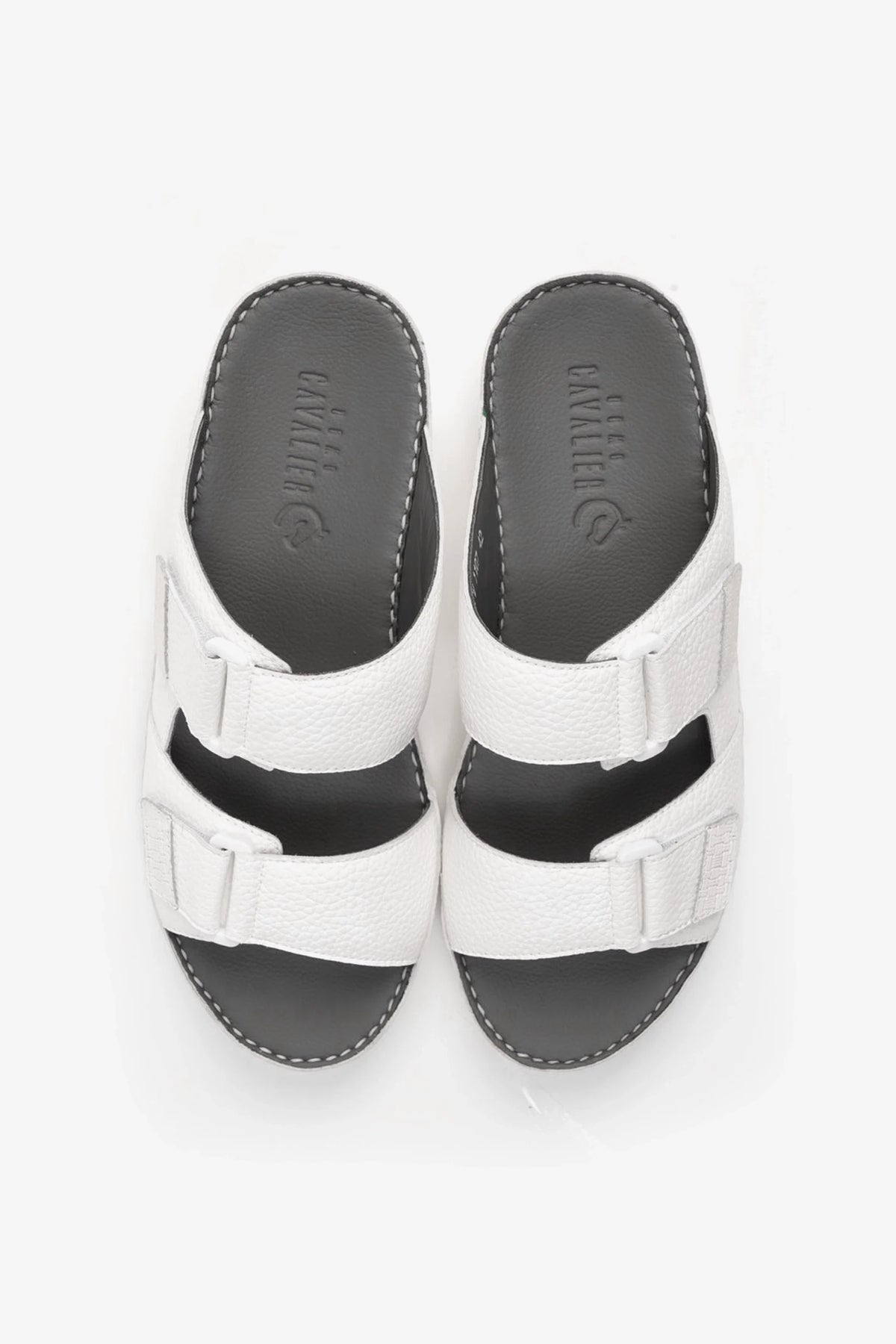 Cavalier Uomo Men's Arabic Sandals White MSDCV1107 - Sole Therapy