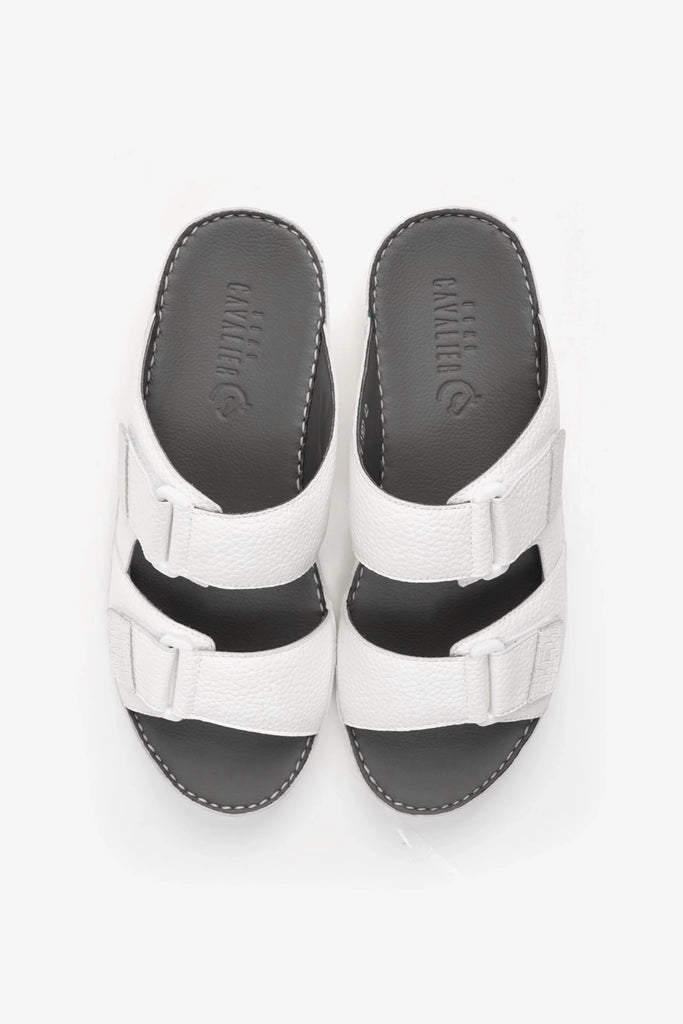 Cavalier Uomo Men's Arabic Sandals White MSDCV1107 - Sole Therapy