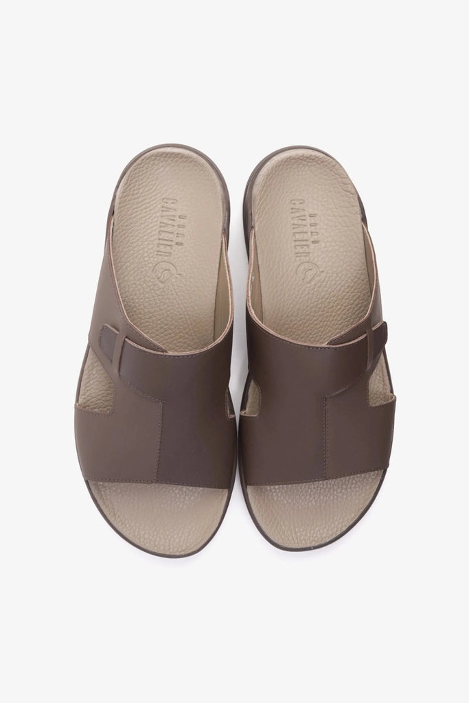 Cavalier Uomo Men's Classic Traditional Arabic Sandals Brown MSDCVSUN509 - Sole Therapy
