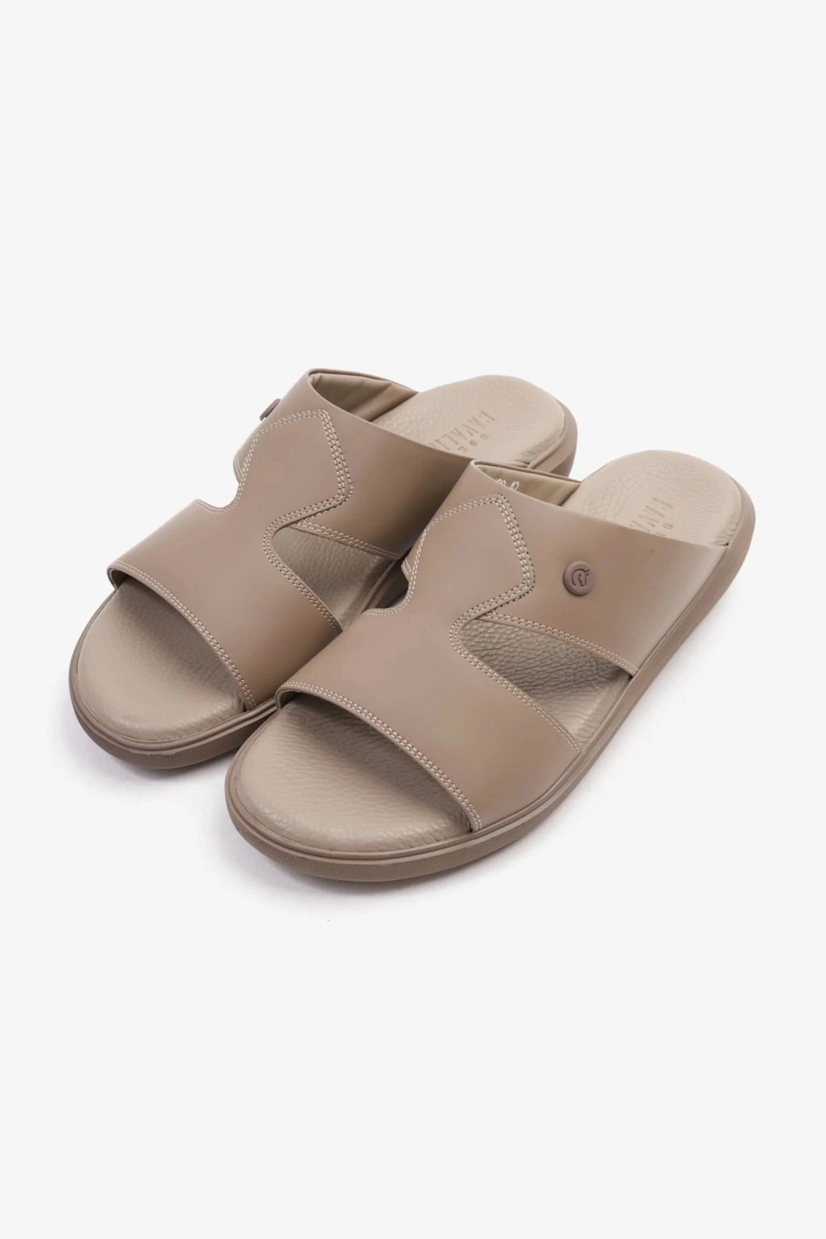 Cavalier Uomo Men's Comfortable Footbed Sandals Stone MSDCVALP109 - Sole Therapy