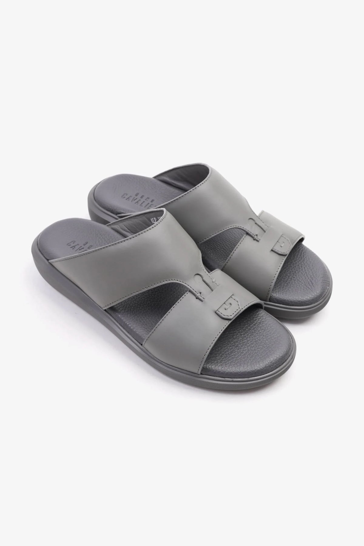 Cavalier Uomo Men's Comfortable Slip-On Sandals Grey MSDCVALP116 - Sole Therapy