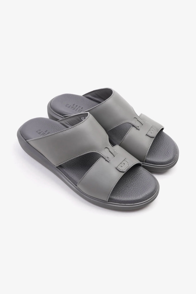 Cavalier Uomo Men's Comfortable Slip-On Sandals Grey MSDCVALP116 - Sole Therapy