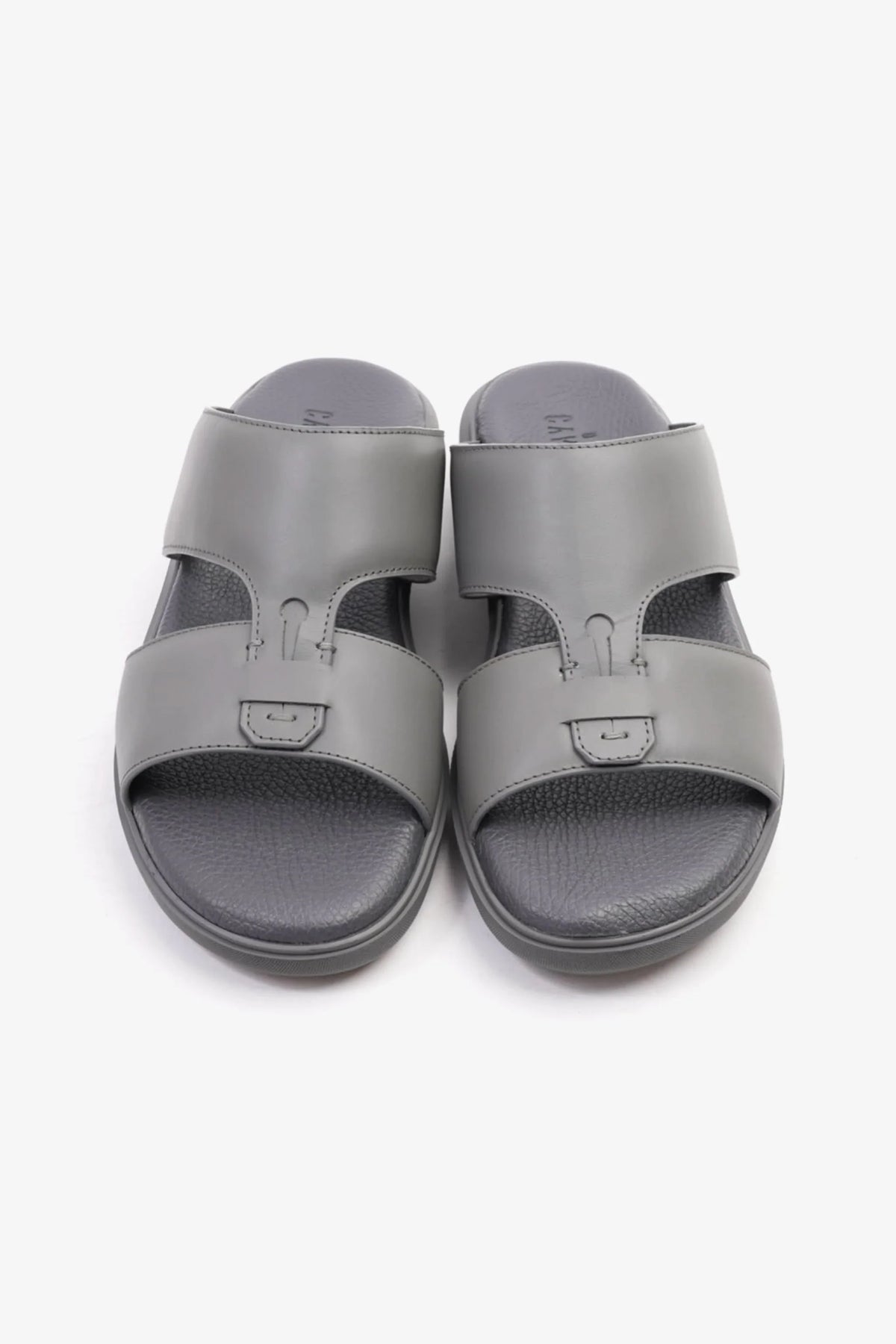 Cavalier Uomo Men's Comfortable Slip-On Sandals Grey MSDCVALP116 - Sole Therapy