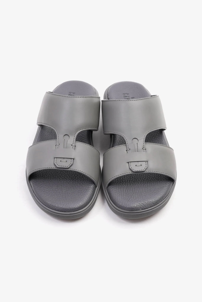 Cavalier Uomo Men's Comfortable Slip-On Sandals Grey MSDCVALP116 - Sole Therapy