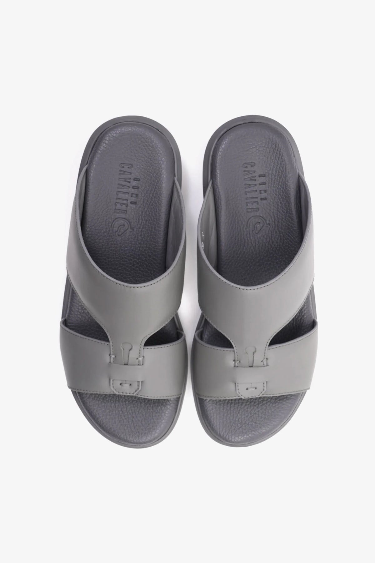 Cavalier Uomo Men's Comfortable Slip-On Sandals Grey MSDCVALP116 - Sole Therapy