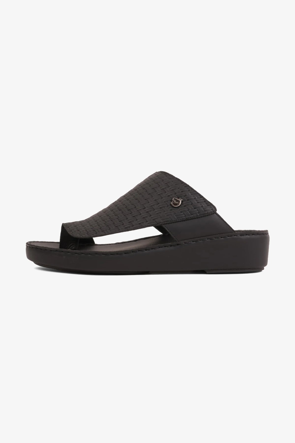 Cavalier Uomo Men's Elite Handcrafted Leather Arabic Sandals Black MSDCV1118 - Sole Therapy