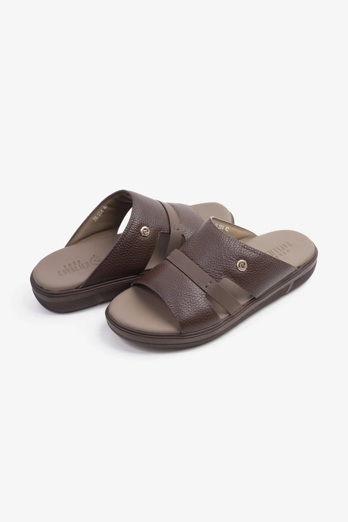 Cavalier Uomo Men's Genuine Leather Arabic Sandals Date MSDCVJS504 - Sole Therapy