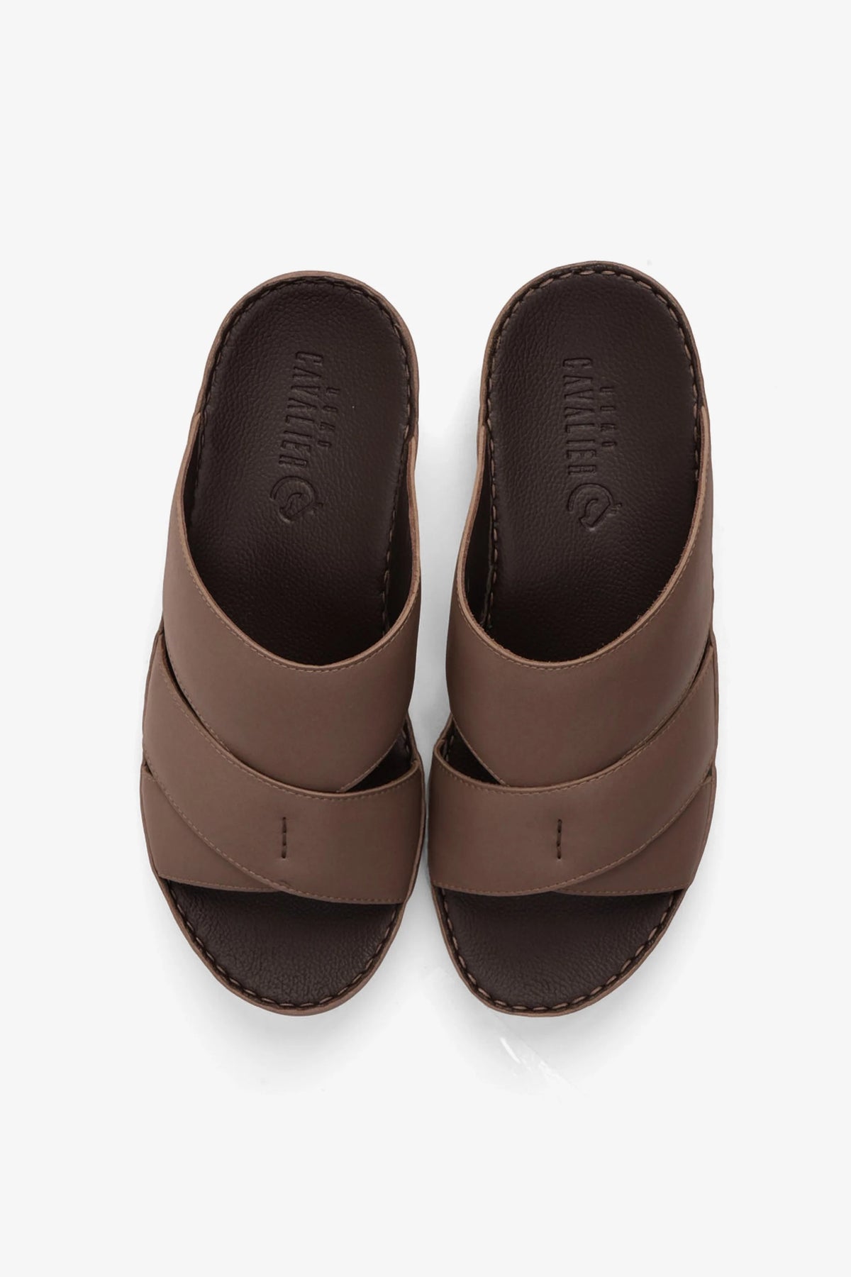 Cavalier Uomo Men's Genuine Leather Arabic Sandals Stone MSDCV1108 - Sole Therapy
