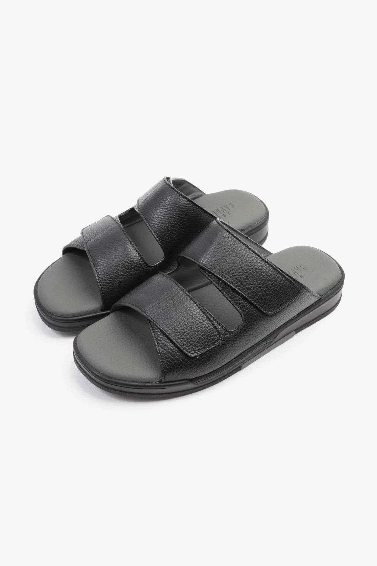 Cavalier Uomo Men's Leather Arabic Sandals Black MSDCVHAR315 - Sole Therapy