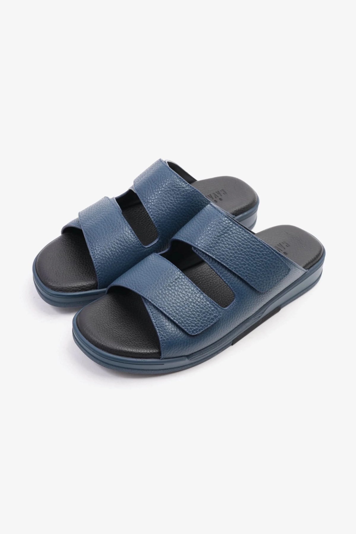 Cavalier Uomo Men's Leather Arabic Sandals Navy MSDCVHAR315 - Sole Therapy