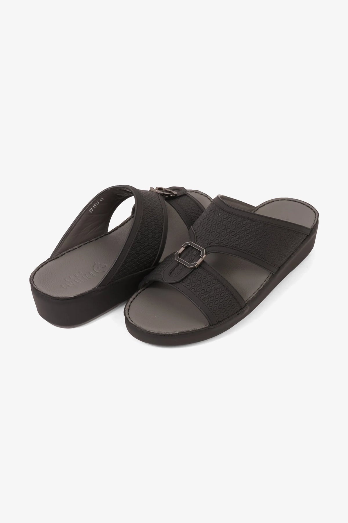 Cavalier Uomo Men's Premium Arabic Sandals Black MSDCV1119 - Sole Therapy