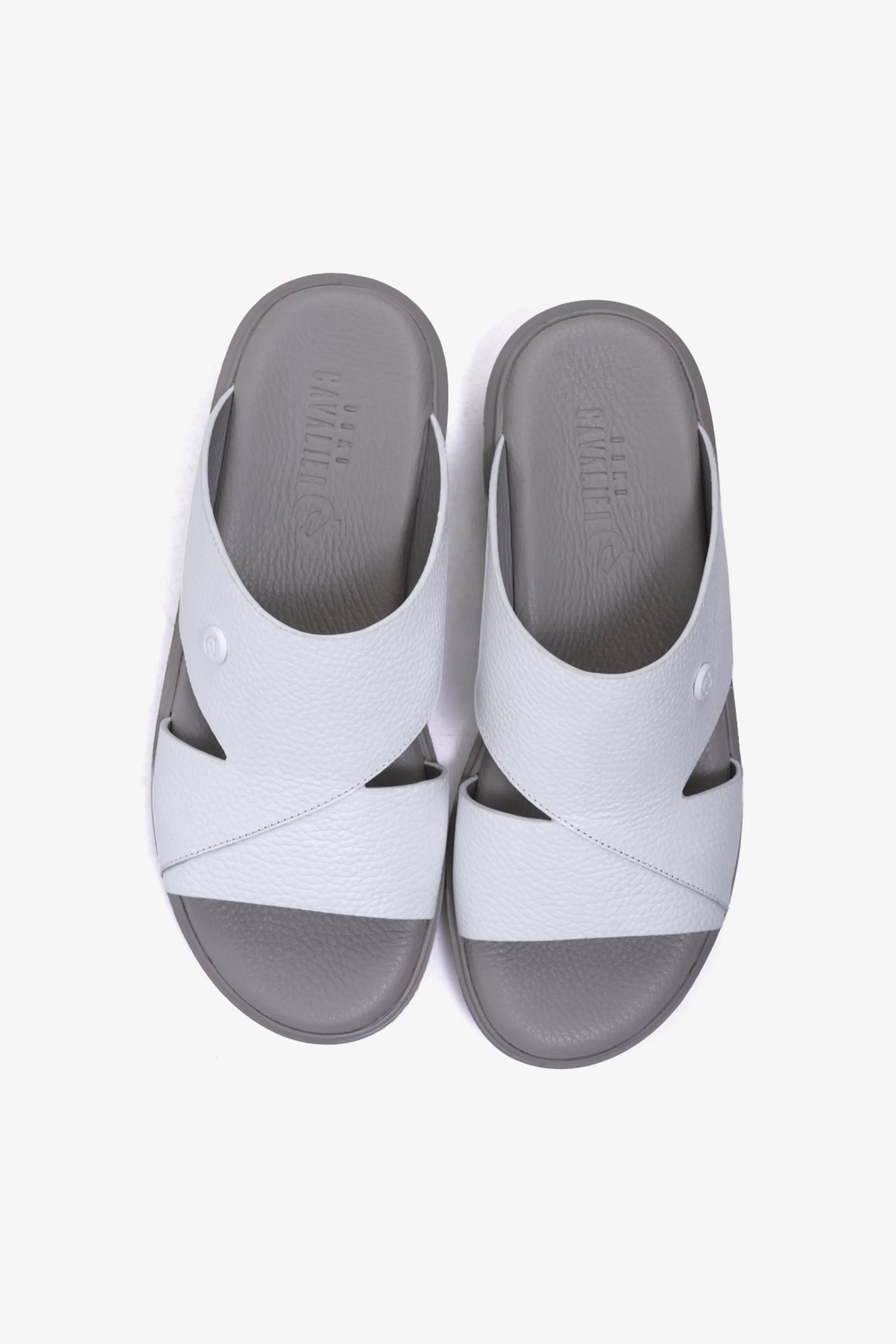 Cavalier Uomo Men's Sandals White MSDCVALP115 - Sole Therapy