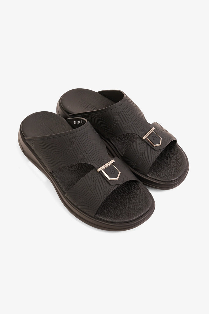 Cavalier Uomo Men's TheraBounce Luxe Sandals Black MSDCVTB4001 - Sole Therapy
