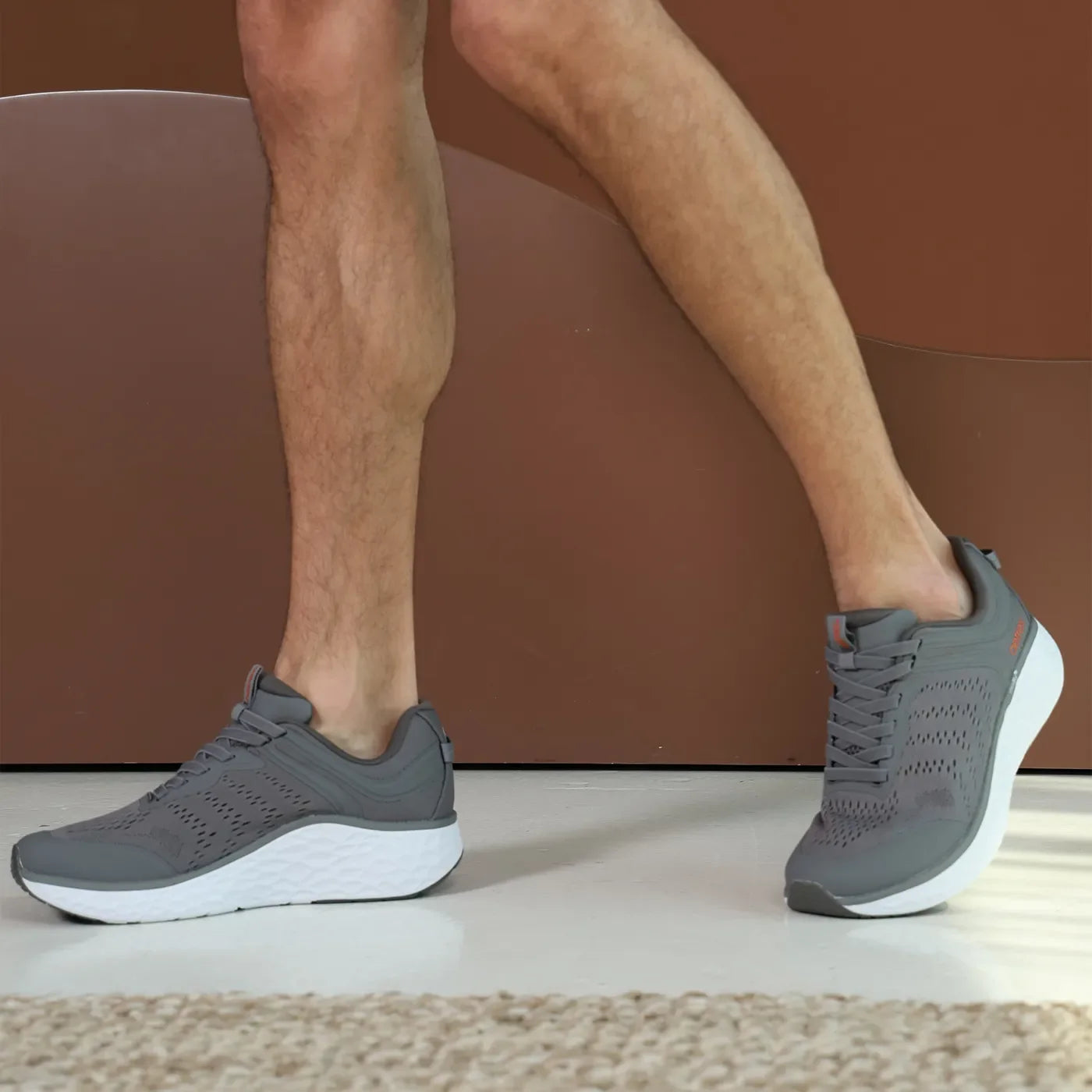 Chase Arch Support Sneakers Men Slip- On Grey - Sole Therapy