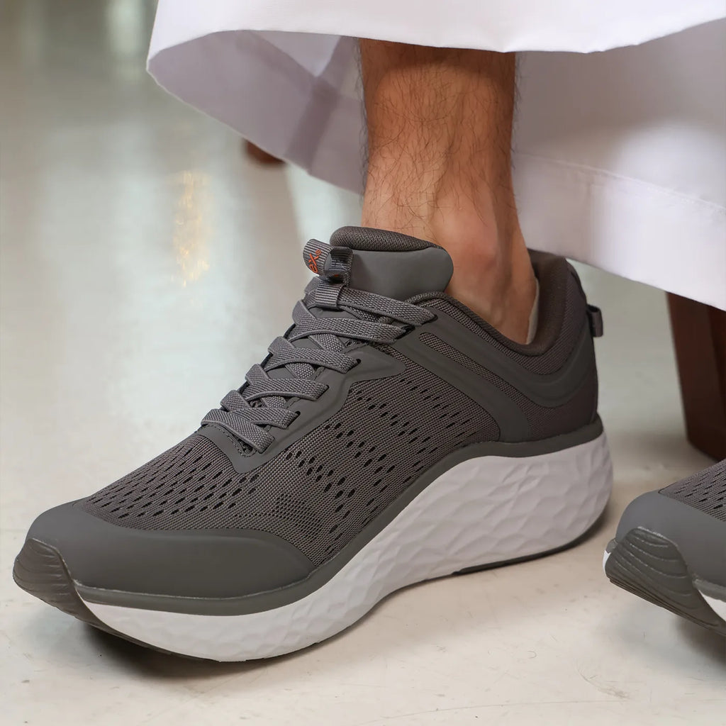 Chase Arch Support Sneakers Men Slip- On Grey - Sole Therapy