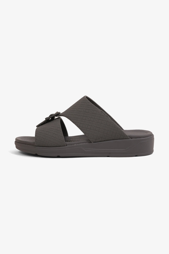 Comfort Plus Boys' Classic Arabic Sandals Grey BSDGBCPBY2201 - Sole Therapy
