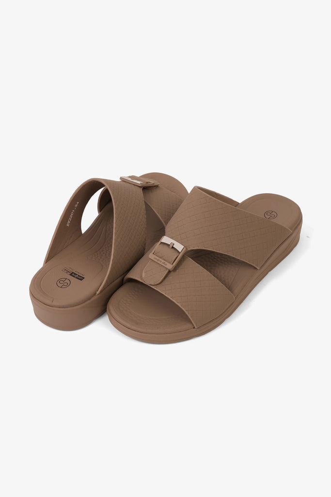 Comfort Plus Boys' Classic Arabic Sandals Stone BSDGBCPBY2201 - Sole Therapy