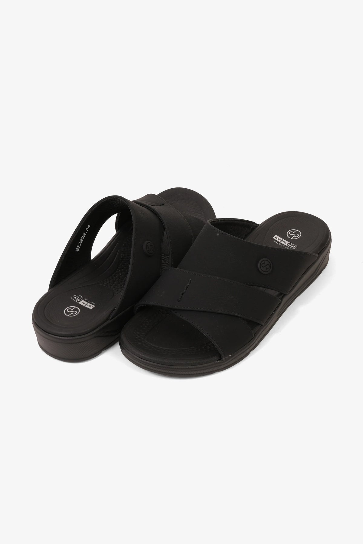 Comfort Plus Boys' Comfort Arabic Sandals Black BSDGBCPBY2202 - Sole Therapy