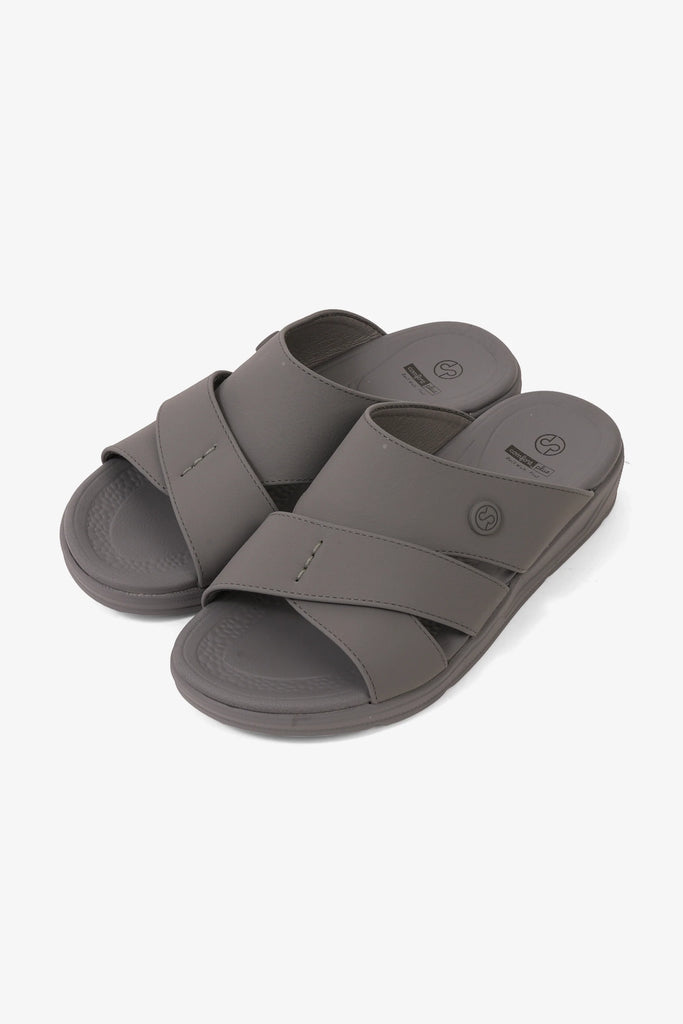 Comfort Plus Boys' Comfort Arabic Sandals Grey BSDGBCPBY2202 - Sole Therapy
