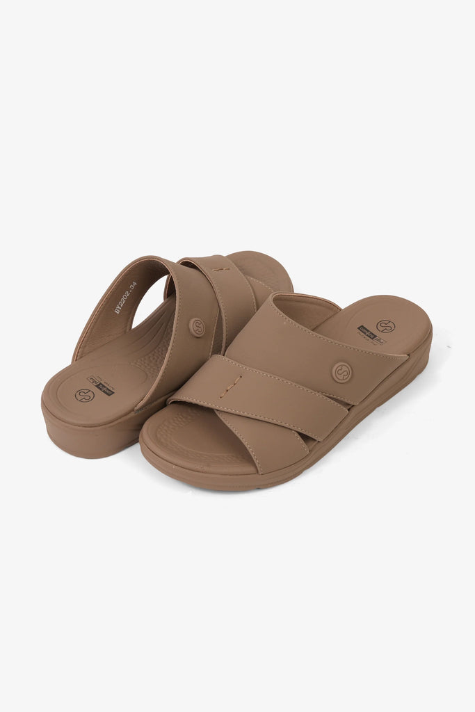 Comfort Plus Boys' Comfort Arabic Sandals Stone BSDGBCPBY2202 - Sole Therapy