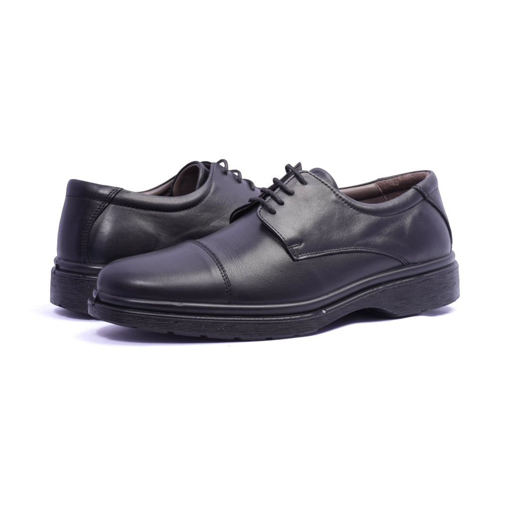 Comfort Plus Classic Formal Dress Shoes For Men's Black - Sole Therapy