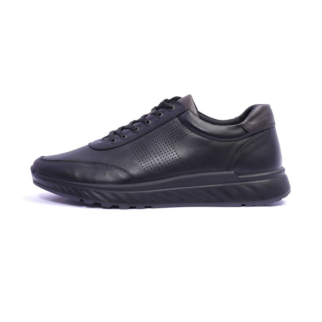 Comfort Plus Classic Pair Lace-Up Sneakers Black - Sole Therapy