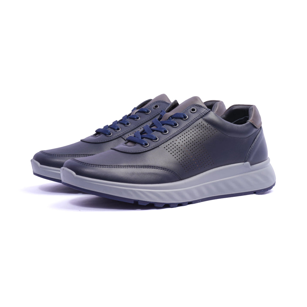 Comfort Plus Classic Pair Lace-Up Sneakers Navy - Sole Therapy
