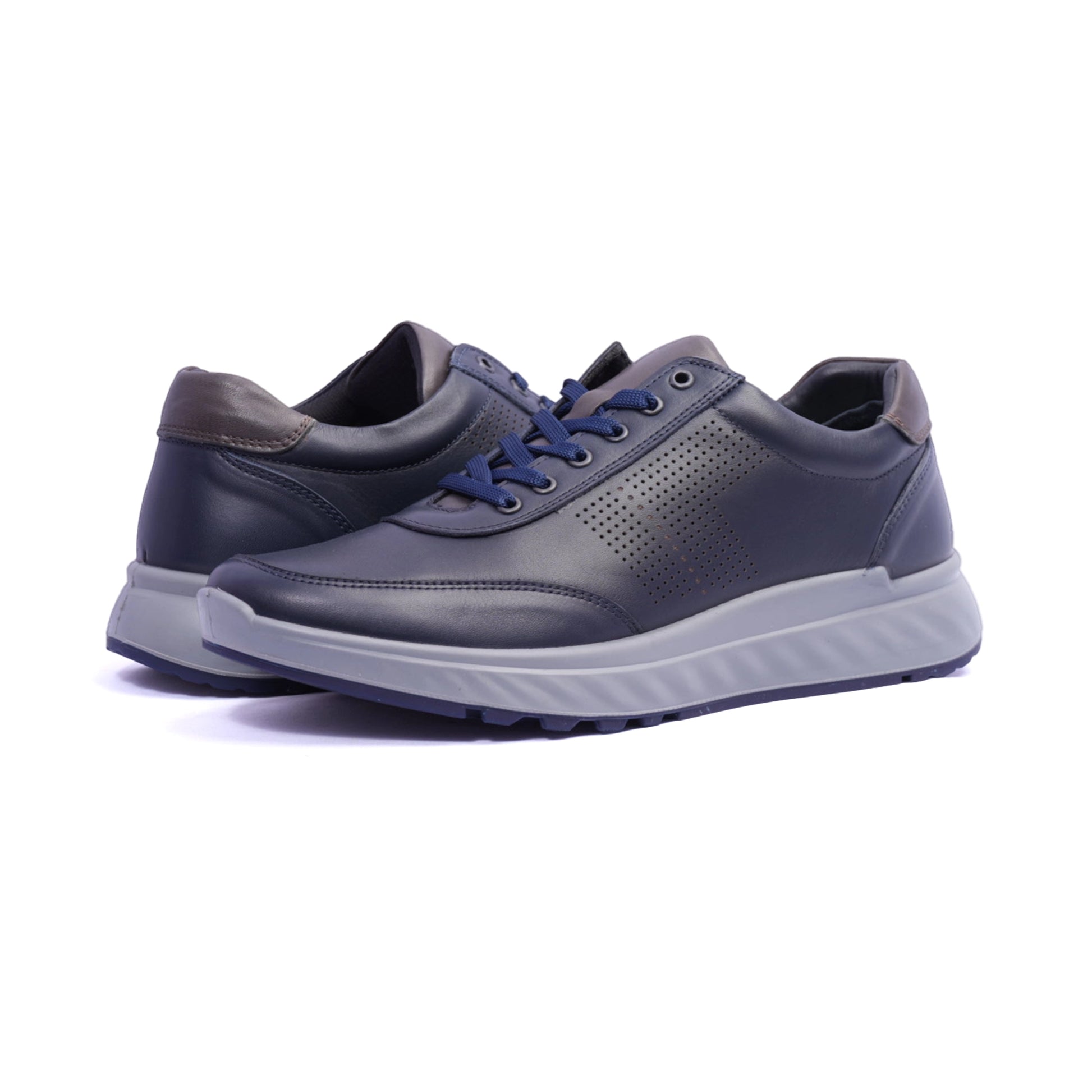 Comfort Plus Classic Pair Lace-Up Sneakers Navy - Sole Therapy