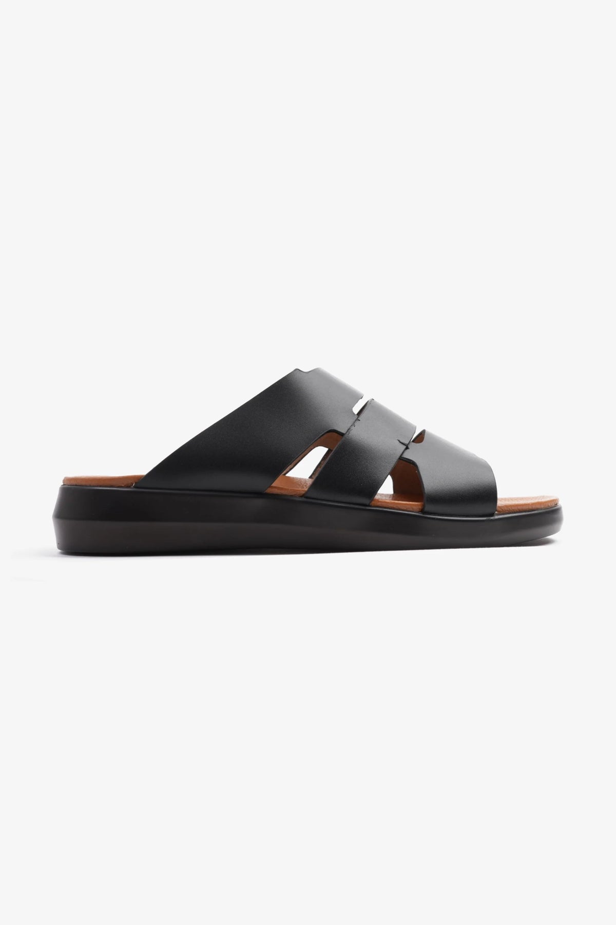 Comfort Plus Men's 2.2mm Arabic Sandals Black MSDCPKYB66 - Sole Therapy