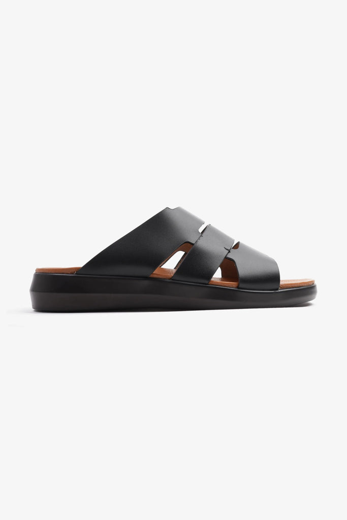 Comfort Plus Men's 2.2mm Arabic Sandals Black MSDCPKYB66 - Sole Therapy