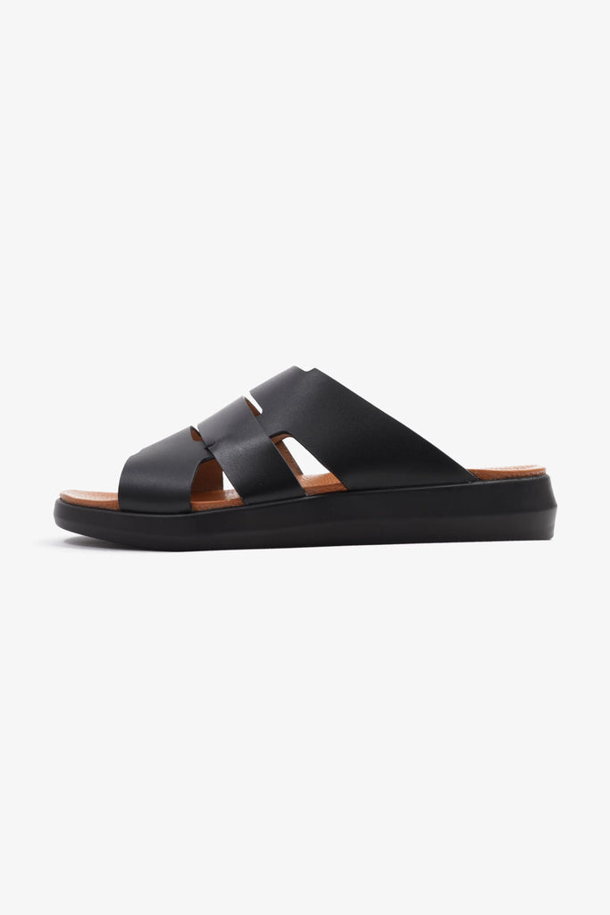 Comfort Plus Men's 2.2mm Arabic Sandals Black MSDCPKYB66 - Sole Therapy