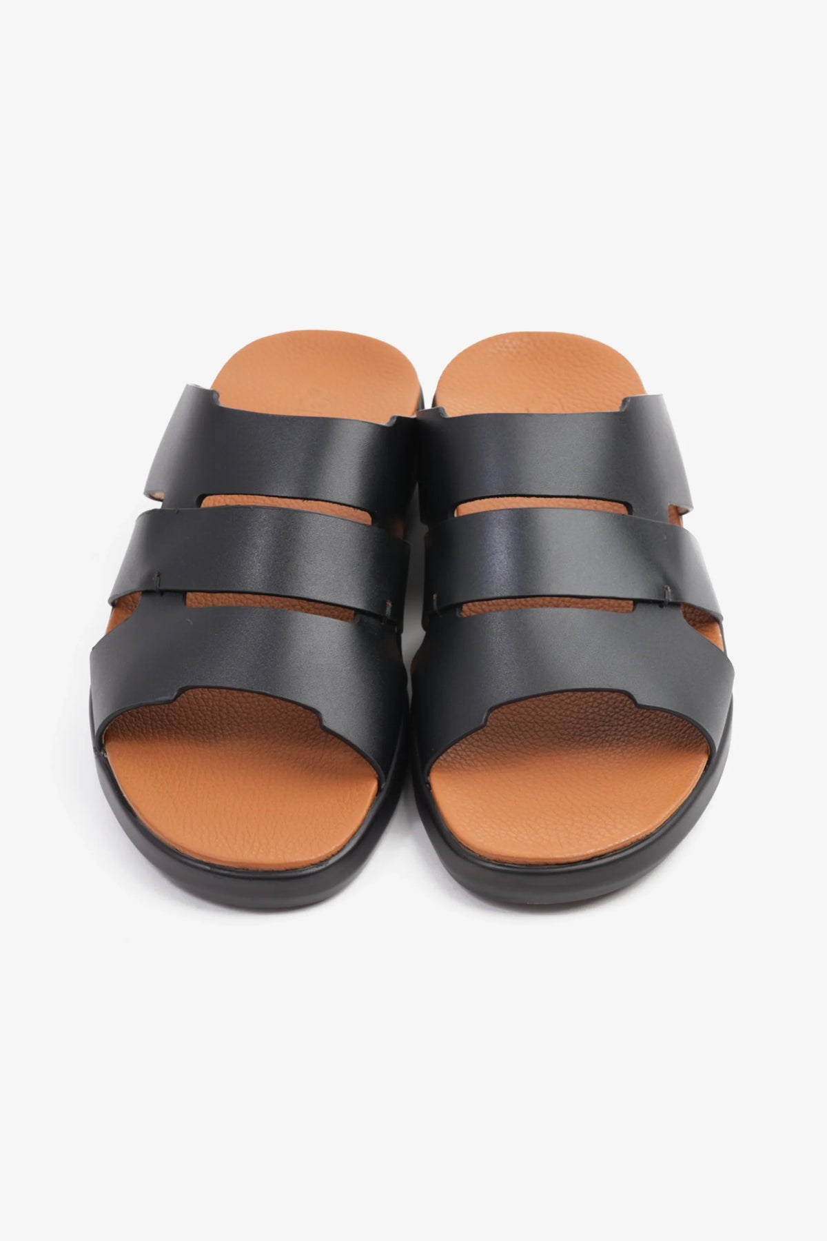 Comfort Plus Men's 2.2mm Arabic Sandals Black MSDCPKYB66 - Sole Therapy