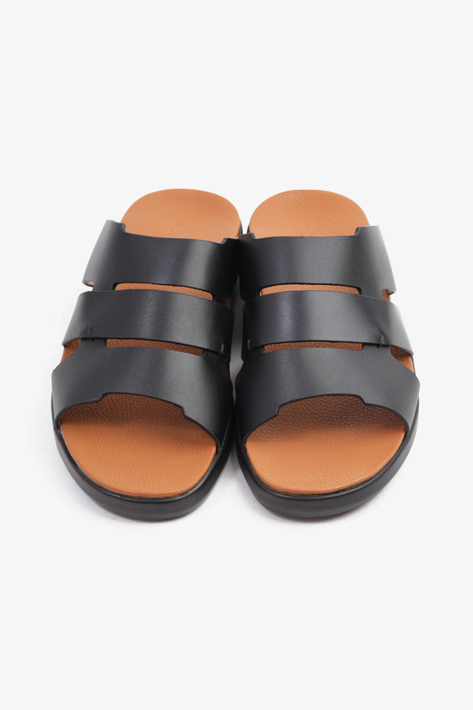 Comfort Plus Men's 2.2mm Arabic Sandals Black MSDCPKYB66 - Sole Therapy