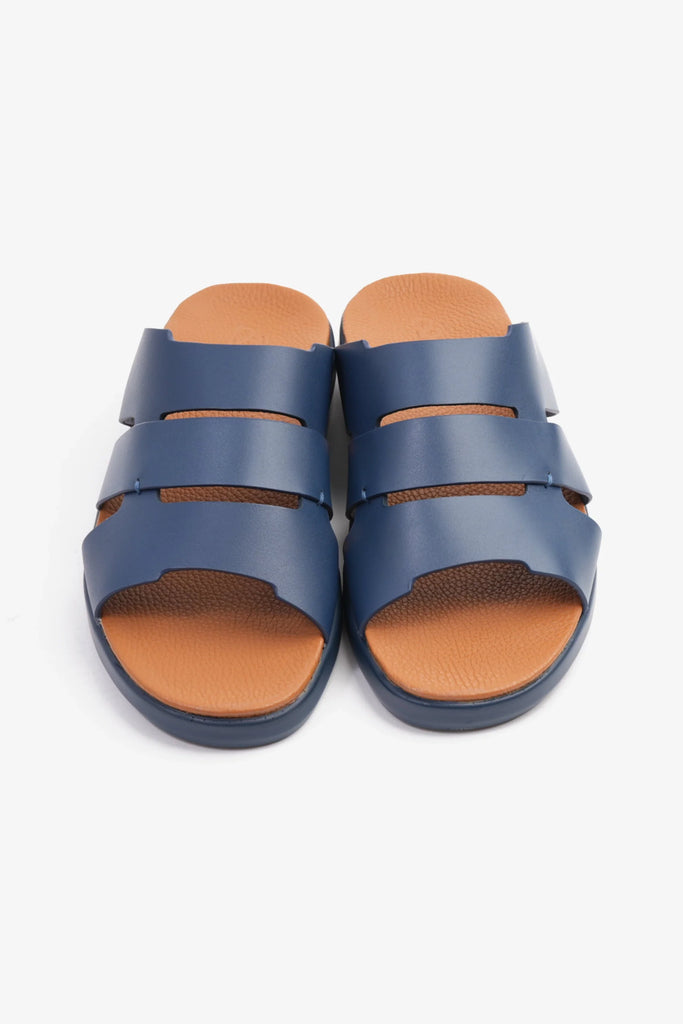 Comfort Plus Men's 2.2mm Arabic Sandals Navy MSDCPKYB66 - Sole Therapy