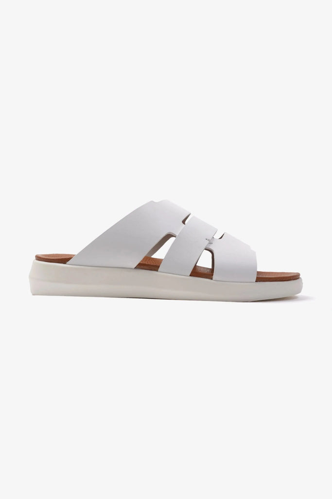 Comfort Plus Men's 2.2mm Arabic Sandals White MSDCPKYB66 - Sole Therapy