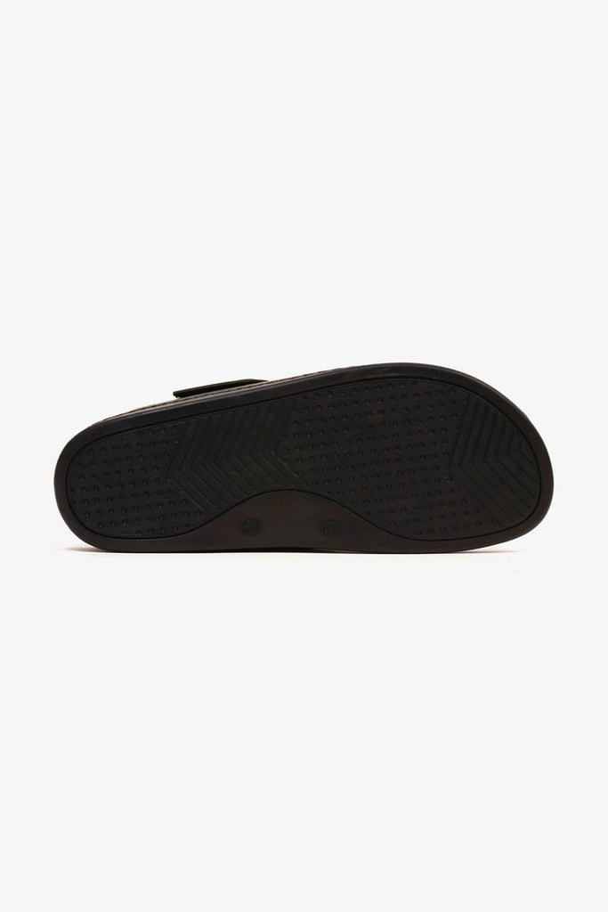 Comfort Plus Men's Al Waha Textured Arabic Sandals Olive MSDCP4005 - Sole Therapy